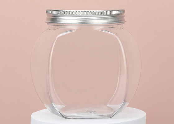 conteneurs en plastique de pot de bouche large de 65mm pour le beurre d'arachide sec de nourriture