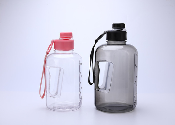 Bouteille d'eau en plastique étanche de Flip Top 2l avec la poignée BPA libre